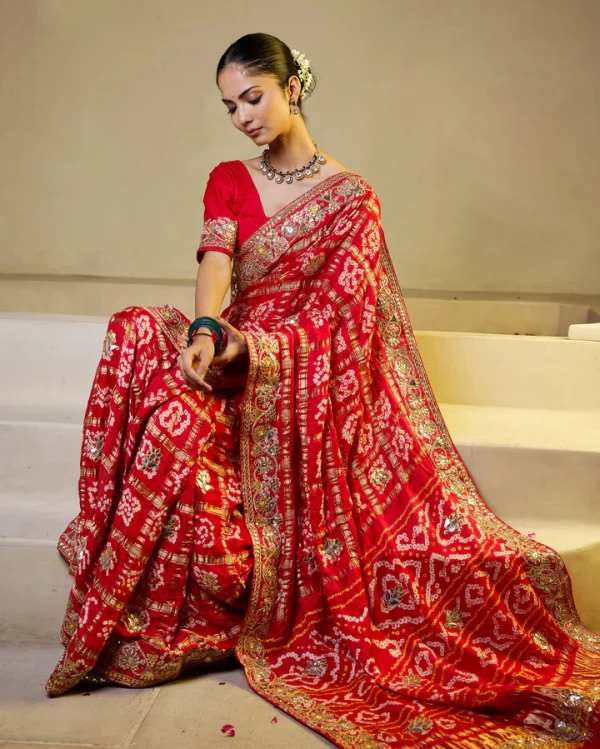 Bandhani Sarees
