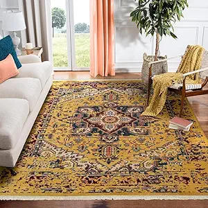 Hand-Knotted Woolen Rug