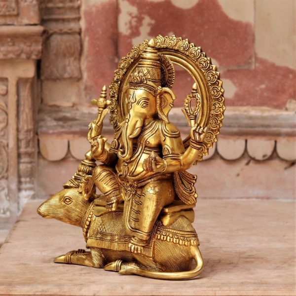 Brass Ganesha Statue