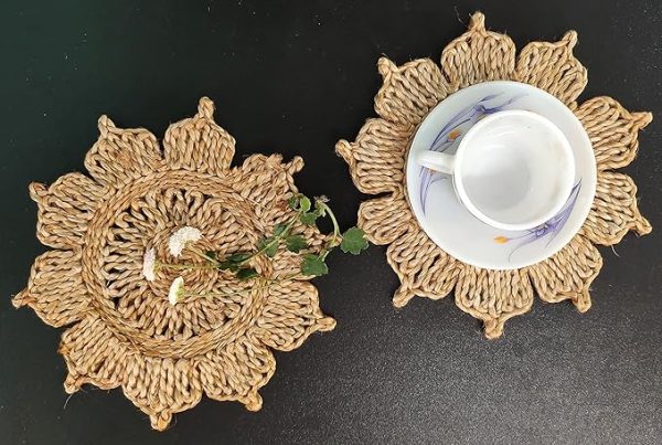 Jute Coasters Set