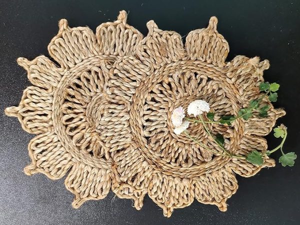 Jute Coasters Set