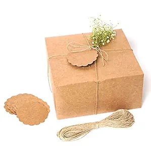 Jute Gift Box with Lid