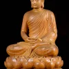 Wooden Buddha Sculpture1