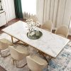 Marble Dining Table Set