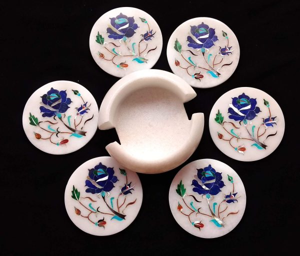 semi-precious stone inlays