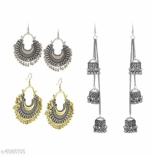 oxidized earrings