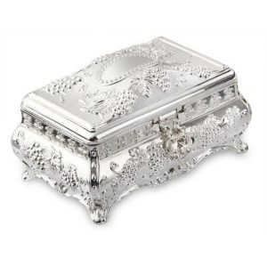 silver-plated jewelry boxes